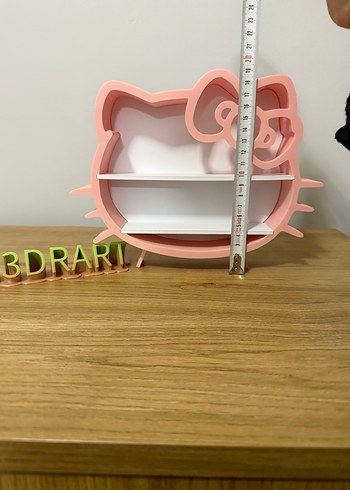 Pembe Hello Kitty Dekoratif Raf - Görsel 8