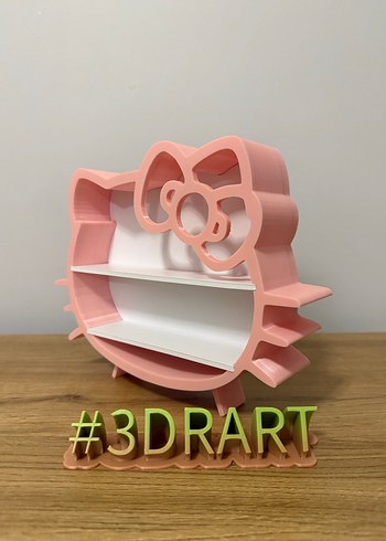 Pembe Hello Kitty Dekoratif Raf - Görsel 4