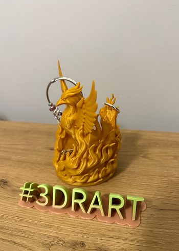 Anka kuşu phoenix biblo takı organizeri - Görsel 3