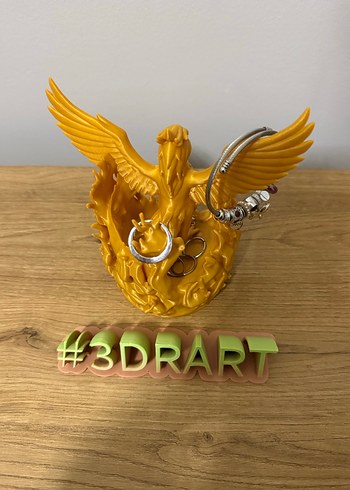 Anka kuşu phoenix biblo takı organizeri - Görsel 4