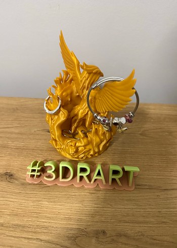 Anka kuşu phoenix biblo takı organizeri - Görsel 7