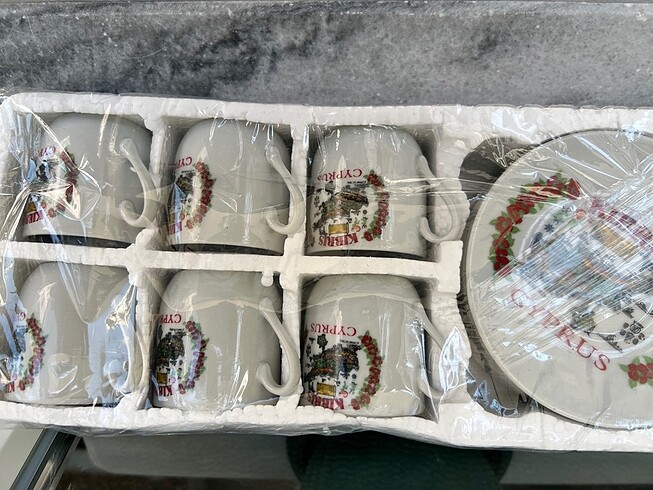 Kıbrıs espresso fincan takımı