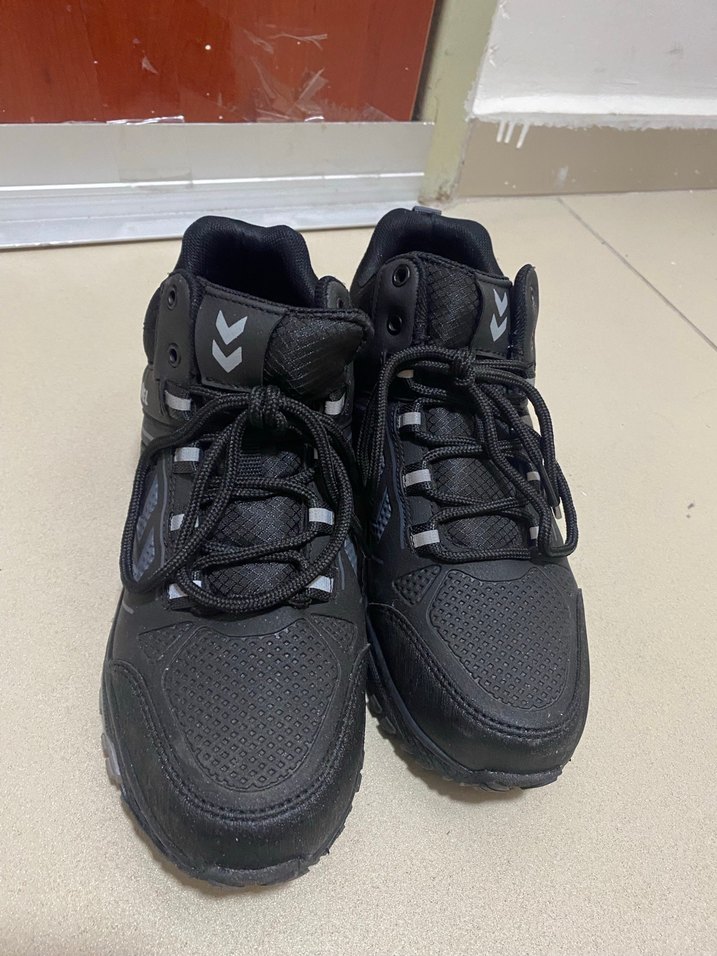 Unisex Siyah Hummel kadın Erkek Spor Outdoor Ayakkabı - Görsel 4