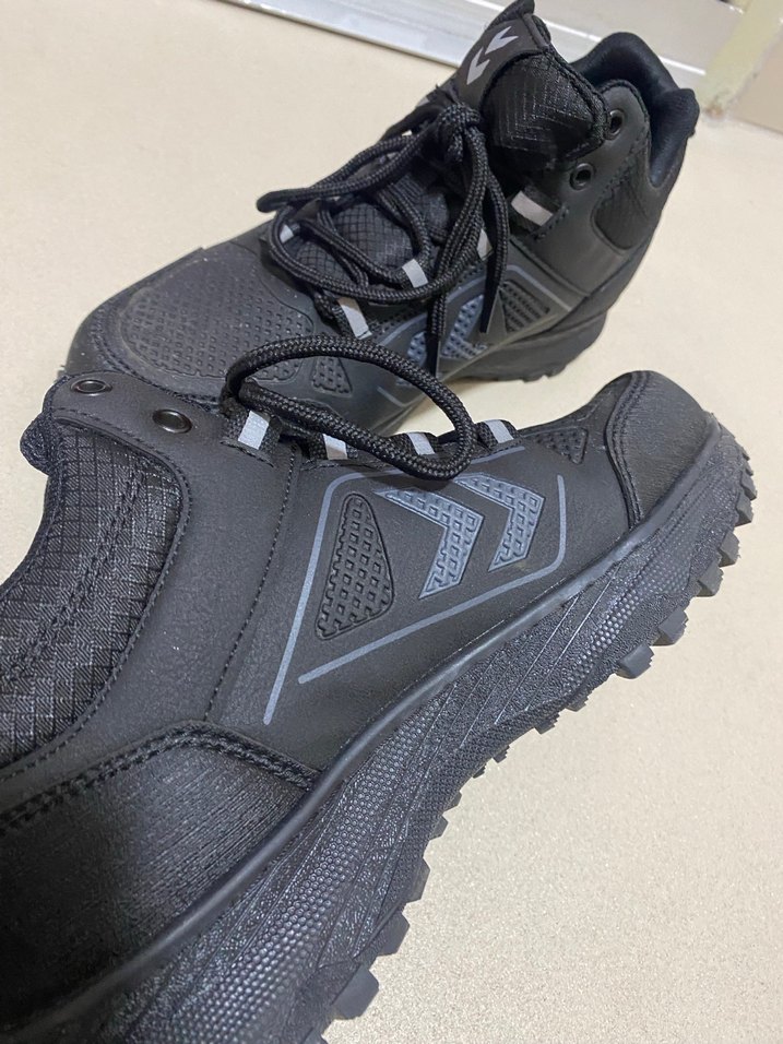 Unisex Siyah Hummel kadın Erkek Spor Outdoor Ayakkabı - Görsel 5