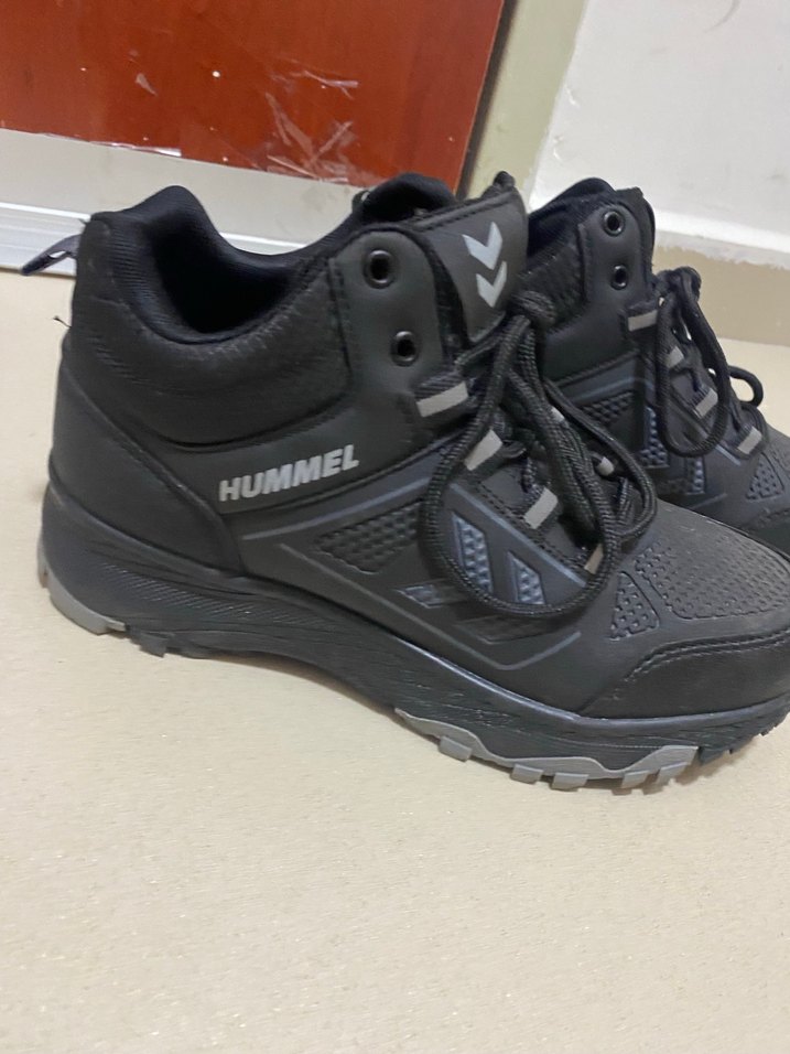 Unisex Siyah Hummel kadın Erkek Spor Outdoor Ayakkabı - Görsel 2