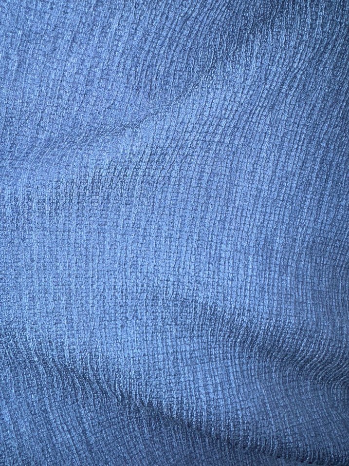 lacivert uzun drapeli elbise - Görsel 2