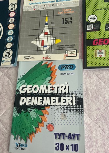 TYT AYT Geometri Deneme ve cikmis sorular seti