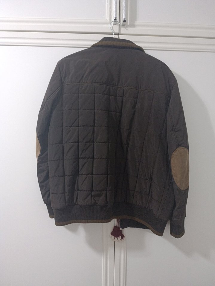 Düğmeli Kahverengi Erkek Street Wear Ceket - Görsel 3