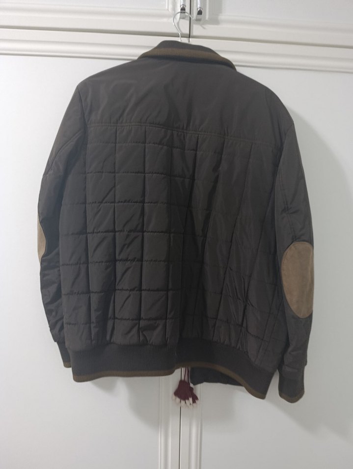 Düğmeli Kahverengi Erkek Street Wear Ceket - Görsel 4