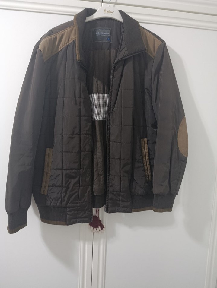 Düğmeli Kahverengi Erkek Street Wear Ceket - Görsel 2