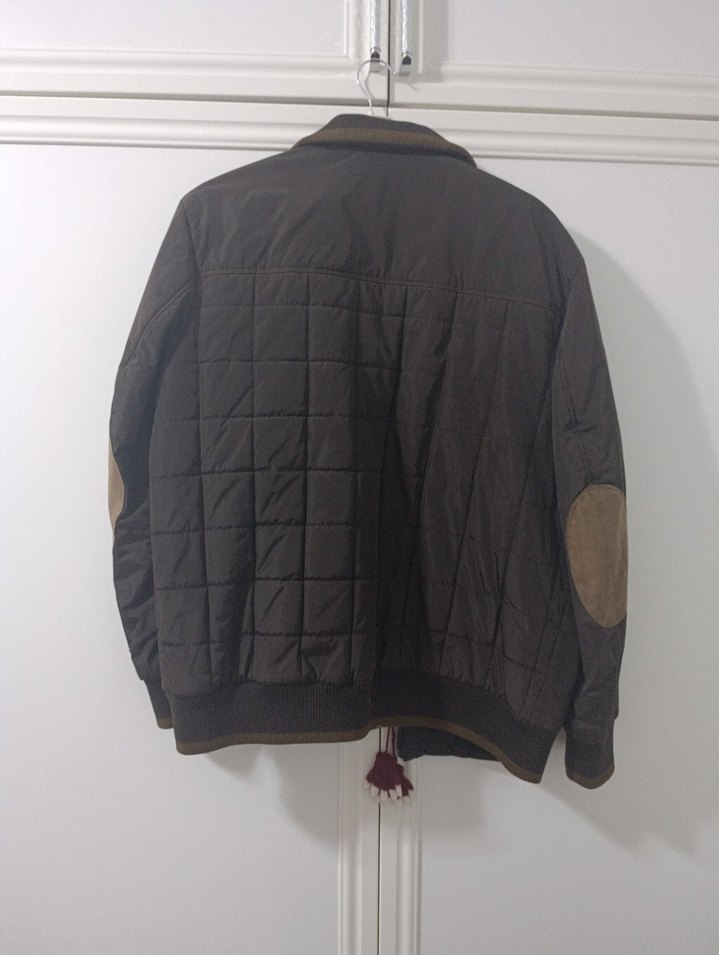 Düğmeli Kahverengi Erkek Street Wear Ceket - Görsel 5