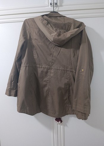 Düğmeli Bej Midi Kadın Ceket - Görsel 2