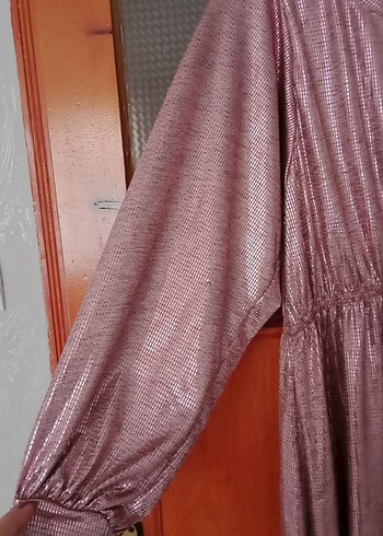 Diğer Drapeli Pembe Kadın Elbise