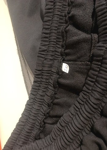 Erkek Siyah Fermuarlı Spor Pantolon - Görsel 5