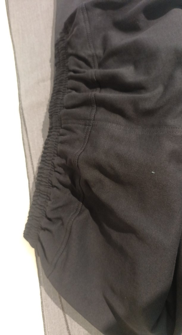 Erkek Siyah Fermuarlı Spor Pantolon - Görsel 2