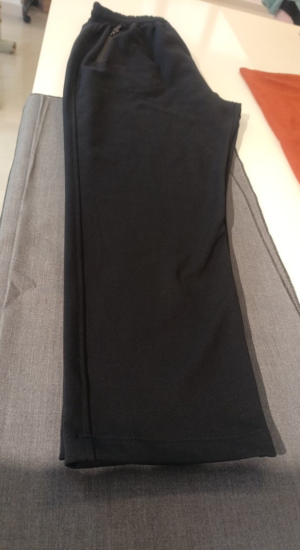 Erkek Siyah Fermuarlı Spor Pantolon - Görsel 4