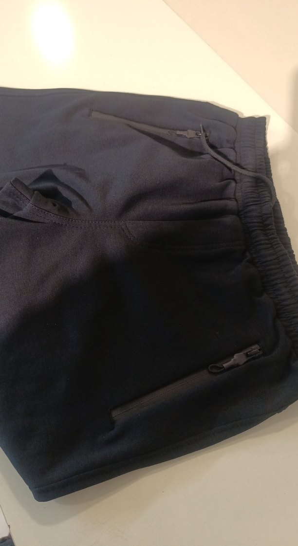 Siyah Fermuarlı Erkek Eşofman Altı - Görsel 2