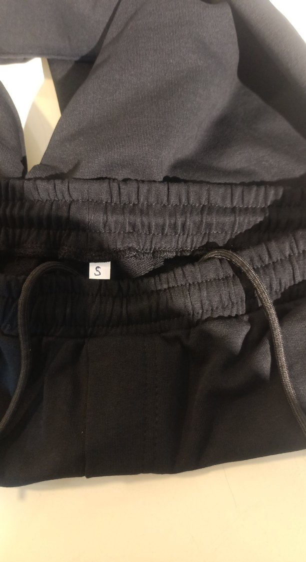 Siyah Fermuarlı Erkek Eşofman Altı - Görsel 3