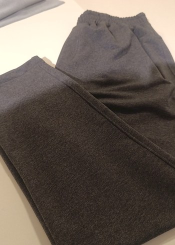 Gri Erkek Rahat Kesim Eşofman Altı - Görsel 5