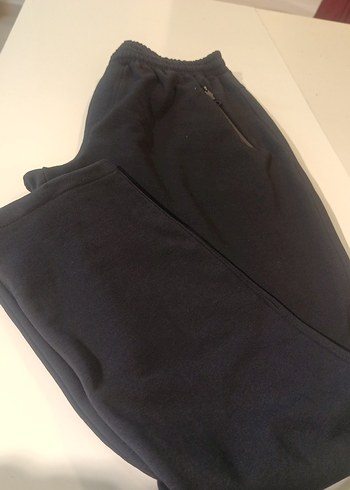 Fermuarlı Siyah Erkek Eşofman Altı - Görsel 2