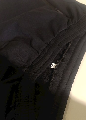 Fermuarlı Siyah Erkek Eşofman Altı - Görsel 4