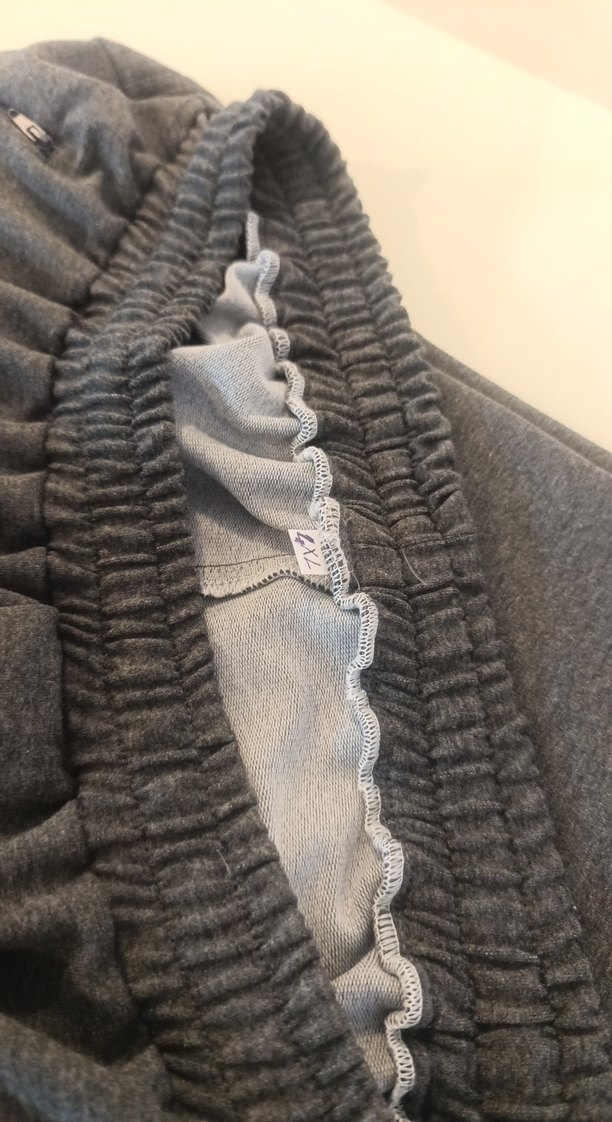 Gri Erkek Dar Kesim Eşofman Altı Fermuarlı - Görsel 5