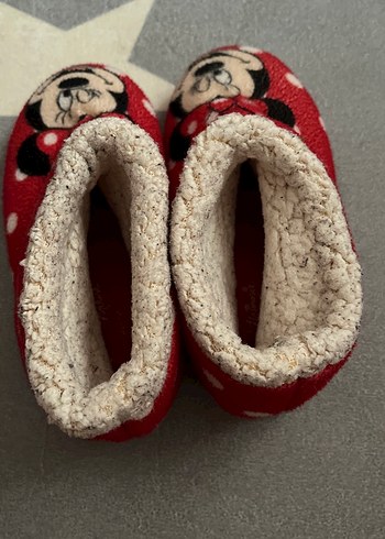 Kızlar için Kırmızı Sıcak Ev Terliği - Görsel 2