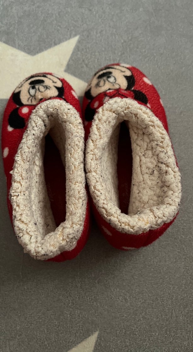 Kızlar için Kırmızı Sıcak Ev Terliği - Görsel 2