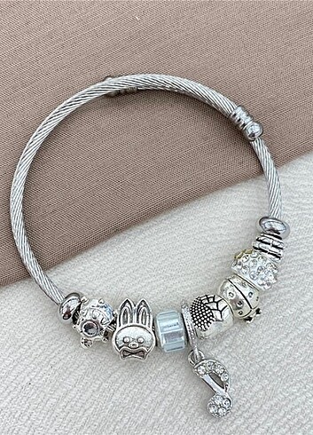 Pandora çelik bileklik silver