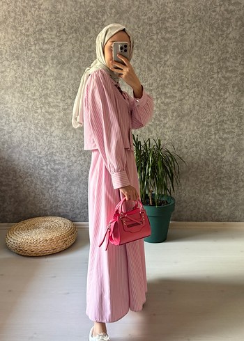 Poplin Çizgili Takım - Görsel 4