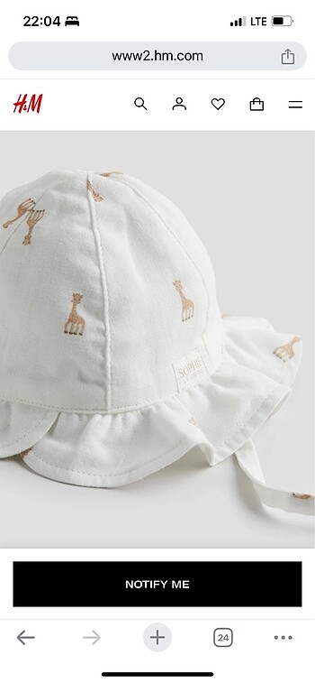 H&M Sophie la giraffe h&m özel seri elbise