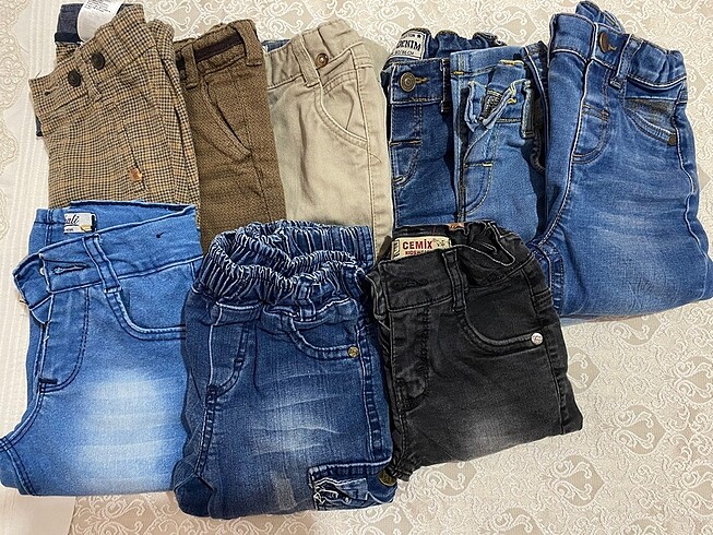 Standart Beden Beden Çocuk kot pantolon