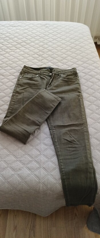 Likralı kot pantalon