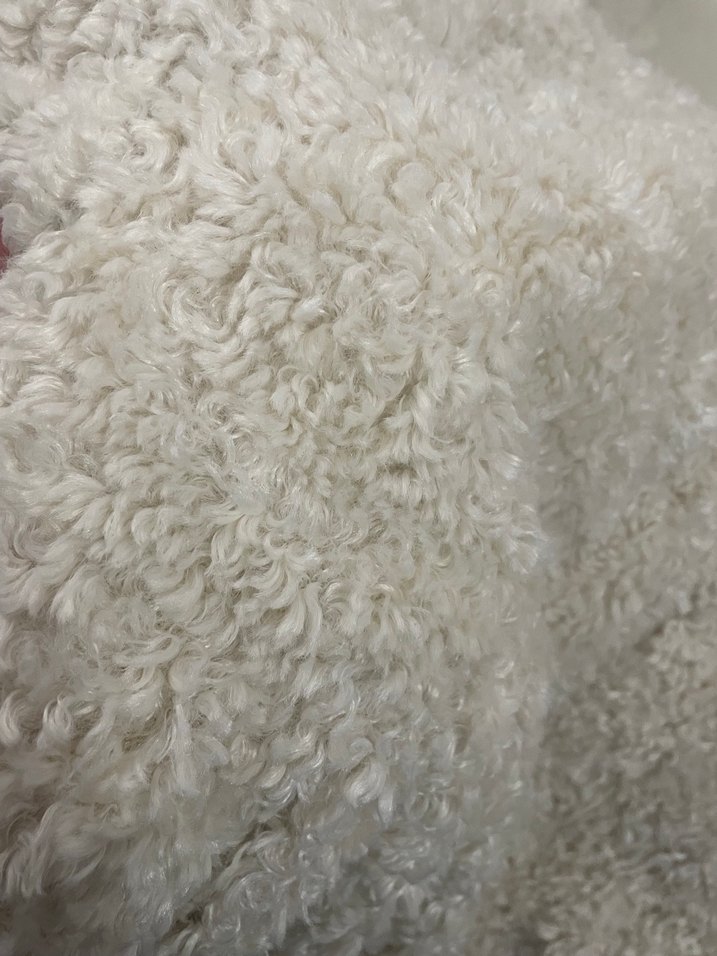Zara Peluş şapkalı ekru mont- Ceket — görsel 4/7