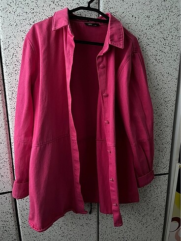 Pembe kot ceket