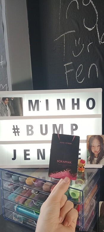 diğer Beden Blackpink lomo kart/card 5li set