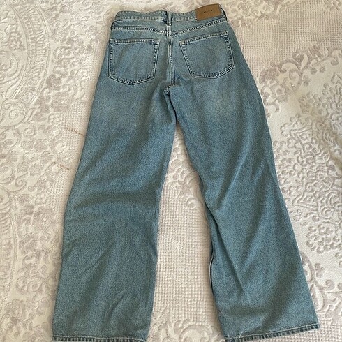 s/m Beden H&M yirtik mavi baggy