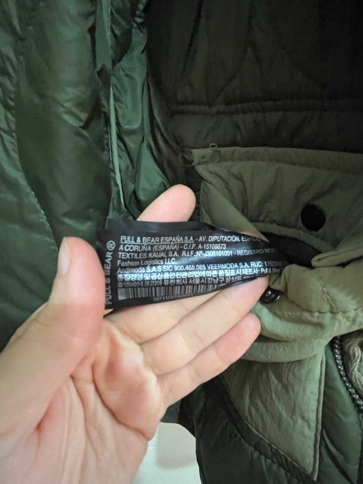 Haki Kadın Midi Mont, Fermuarlı, Rahat Kesim - Görsel 5