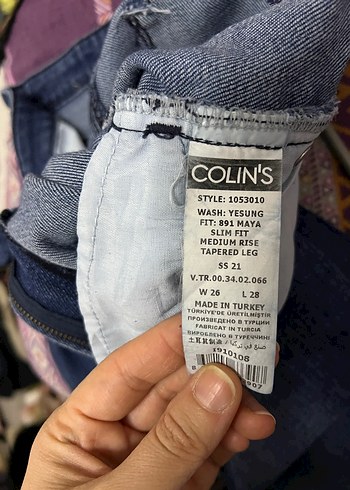 Kadın Mavi Normal Boy Denim Jean - Görsel 3