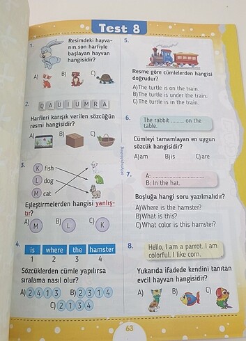 Beden 2. Sınıf İngilizce Seti