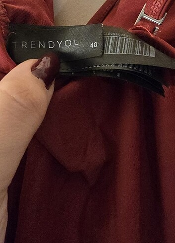 Trendyol & Milla Pembe triko elbise