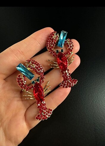 Accessorize Yengeç taşlı küpe