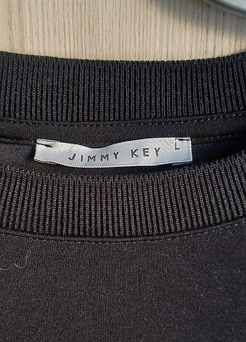 l Beden Jimmy Key Düğme Detaylı Oversize Sweatshirt