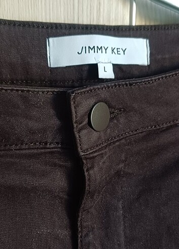 l Beden Jimmy Key Yüksek Bel Normal Paça Gabardin Pantolon