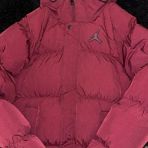 Jordan Puffer Bordo Şişme Mont Ceket