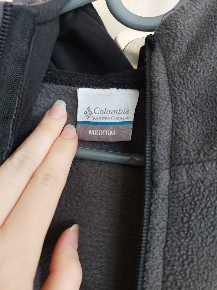 Columbia Koyu Gri Kapüşonlu Polar Ceket — görsel 2/8