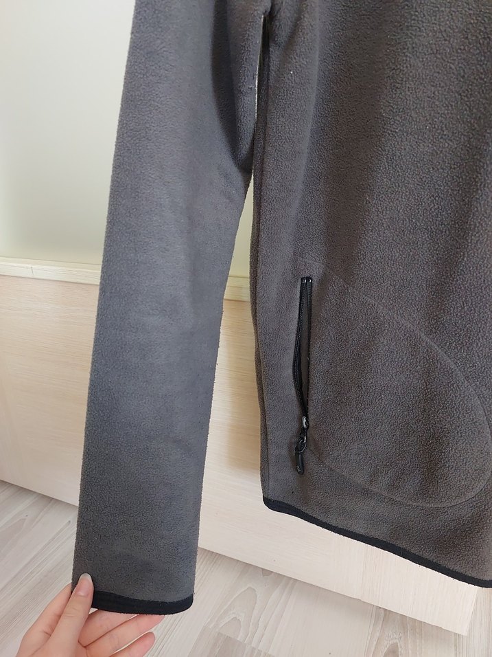 Columbia Koyu Gri Kapüşonlu Polar Ceket — görsel 4/8