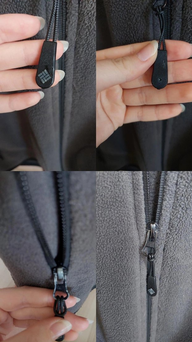 Columbia Koyu Gri Kapüşonlu Polar Ceket — görsel 6/8