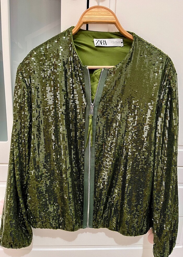 ZARA payetli ceket - Görsel 2
