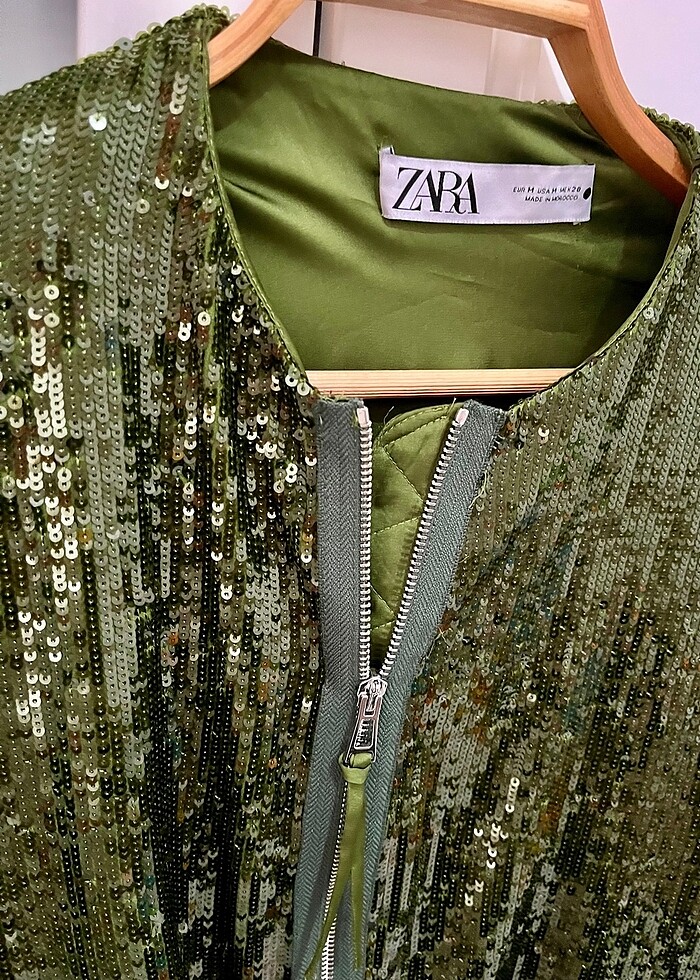 ZARA payetli ceket - Görsel 3